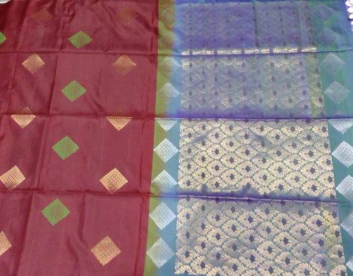 SOFT SILK SAREE WITH BLOUSE